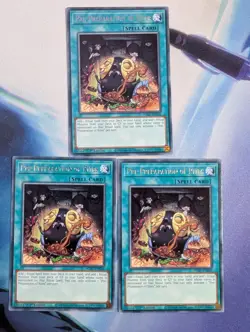 YuGiOh! Pre-Preparation of Rites WISU-EN056 Rare x 3 PLAYSET 1st Ed - Image 1