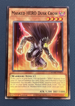 Yugioh! Maze of the Muertos Masked HERO Dusk Crow #EN014 - Image 1