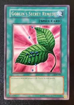 Yu-Gi-Oh! Goblin's Secret Remedy LOB-099 The Legend of Blue Eyes White Dragon NM - Image 1