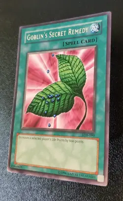 Yu-Gi-Oh! Goblin's Secret Remedy LOB-099 The Legend of Blue Eyes White Dragon NM - Image 3