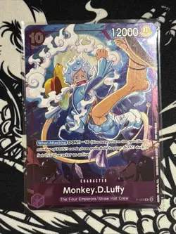 One Piece TCG Event Pack Vol. 8 Full Set Of 4 Promos NM - Luffy, Teach, Shanks - Image 2