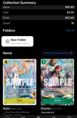 ONE PIECE Tcg Card Collection Lot - Image 1