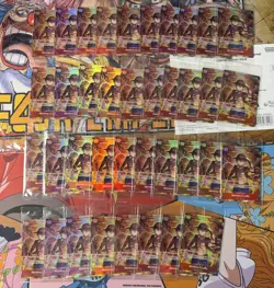 One Piece Monkey.D.Luffy (Treasure Booster Set) ST10-006 PROMO 38x LOT SEALED - Image 1