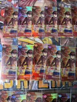 One Piece Monkey.D.Luffy (Treasure Booster Set) ST10-006 PROMO 38x LOT SEALED - Image 4