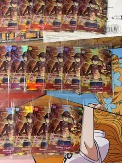 One Piece Monkey.D.Luffy (Treasure Booster Set) ST10-006 PROMO 38x LOT SEALED - Image 5