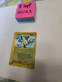 Pichu 58/165 Reverse Holo Foil LP/ENG Rare Pokemon Card - Image 2