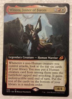 MTG English Extended Art Winota Joiner Of Forces NM Normal - Image 1