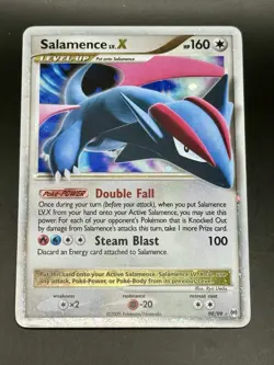 Salamence Lv.X 98/99 Arceus Holo Rare Pokemon Card - Image 1