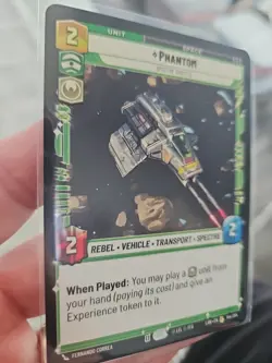 Star Wars Unlimited Phantom 144 Trading Card - Image 4