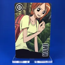 2010 Japan | One Piece (NAMI (03) | NM) Candy Wafer Card TCG Rare - Image 1