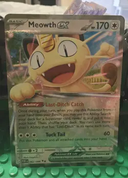 Pokemon TCG Cards Meowth ex 062/088 Perfect Order Double Rare Holo NM-M - Image 1