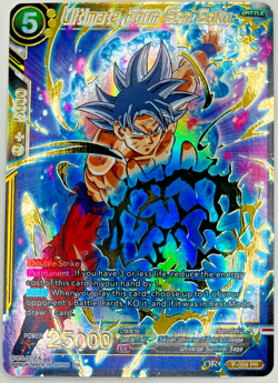 Ultimate Form Son Goku Alt Art GOLD STAMP Foil Dragon Ball Super Card Game | LP - Image 1