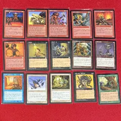 Korean MTG Vintage Lot 15 Cards – Tempest / Stronghold / Mirage – Old Frame - Image 1