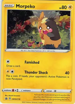 Morpeko - Holo Promo SWSH: Sword & Shield Promo Cards SWSH116 NM - Image 1
