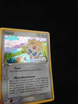 Togepi 50/109 Uncommon Reverse Holo Stamped Team Rocket Returns Pokemon Card - Image 2