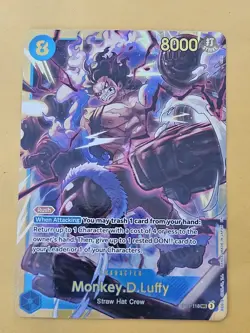 Monkey.D.Luffy OP11-118 SEC Foil One Piece Card Game English NM+ - Image 3