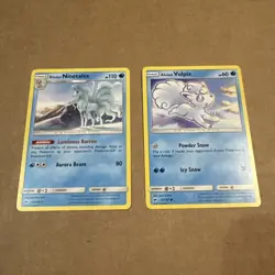 Alolan Vulpix & Alolan Ninetales Evolutions Collection 2 Card Set - Pokemon TCG - Image 1