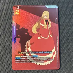 Look of Determination GD03-114 R+ Alt Art - Steel Requiem - Gundam Card Game - Image 1