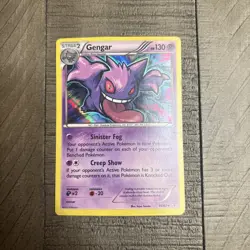 Pokemon Gengar TCG XY Breakthrough Holo Rare Card 60/162 - Image 1