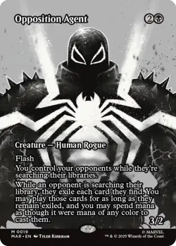 Opposition Agent - Magic Spiderman SPM | Borderless | MAR 0019 MtG TCG Card 0019 - Image 1
