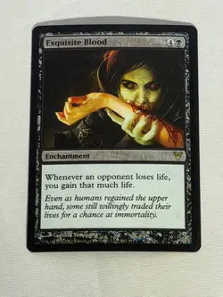 MTG FOIL Exquisite Blood Avacyn Restored Magic the Gathering - Image 1