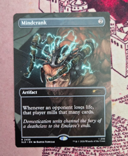 MTG Mindcrank Borderless Fallout Secret Lair NM - Image 1