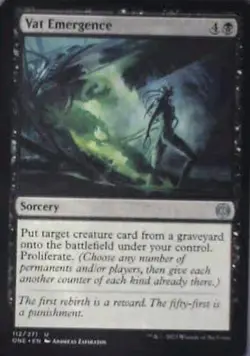 Vat Emergence - Phyrexia: All Will Be One: #112, Magic: The Gathering Nm R183 - Image 1