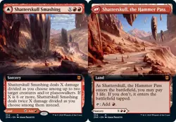 Shatterskull Smashing // the Hammer Pass - Extended Art Zendikar Rising NM - Image 1