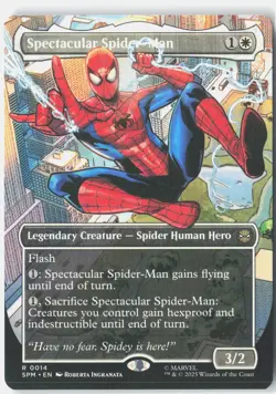 Spectacular Spider-Man (Borderless) Normal R Marvel's Spider-Man 14 NM - Image 1