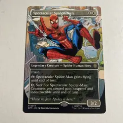 MTG Spectacular Spider-Man (Borderless) Normal Marvel's Spider-Man # 14 NM - Image 1