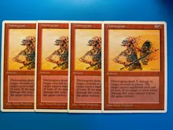 MTG 4x Disintegarate Core Set 4th Edition OLD SCHOOL Magic the Gathering x4 NM - Image 1