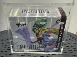 NEW In Plexiglass! Final Fantasy Collectors Booster Special Edition Magic MTG - Image 1
