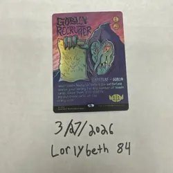 NM-Mint, English - 1 x Goblin Recruiter - Rainbow Foil Secret Lair Drop Series - Image 1