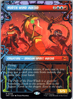 North Wind Avatar #248 Teenage Mutant Ninja Turtles Showcase Regular Mythic - Image 1