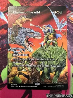 Rhythm of the Wild (Borderless) Mythic MTG Ninja Turtles - Image 1