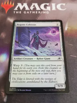 Mtg. Bygone Colossus. Foil. Edge of Eternities. Pack Fresh - Image 1