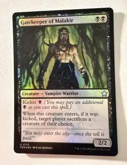 Gatekeeper of Malakir | 713 | Uncommon | Foil | Foundations | MTG - Image 1