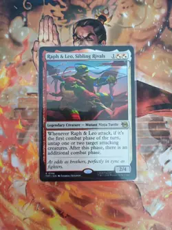 Magic: The Gathering TMNT Raph & Leo Sibling Rivals 0166 Rare - Image 1