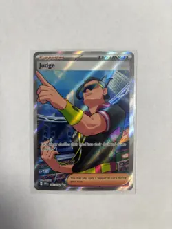 Pokemon Judge 222/182 ULTRA RARE Trainer - Pokemon TCG NM card - Image 1