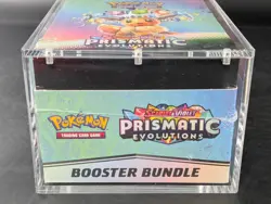 Pokemon SV8.5 Prismatic Evolutions Sealed Booster Bundle Display W/Acrylic Case - Image 5