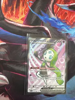 Pokemon TCG Meloetta EX Full Art Black Bolt Card 159/086 Near Mint Condition - Image 1