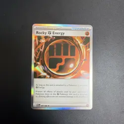 Pokemon Rock Fighting Energy POR 087/088 Holo - Perfect Order IN HAND - Image 1