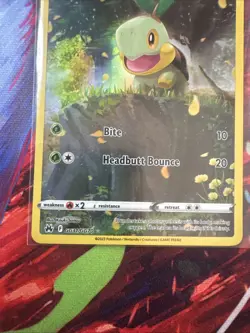 Turtwig Crown Zenith Holo Full Art Ultra Rare Pokemon TCG Card GG31/GG70 NM - Image 3