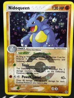 2004 Pokemon TCG Nidoqueen EX FireRed & LeafGreen 9/112 Reverse Holo Rare - Image 1