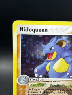 2004 Pokemon TCG Nidoqueen EX FireRed & LeafGreen 9/112 Reverse Holo Rare - Image 2