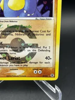 2004 Pokemon TCG Nidoqueen EX FireRed & LeafGreen 9/112 Reverse Holo Rare - Image 4