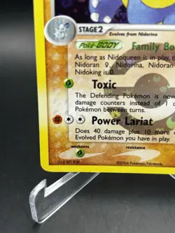 2004 Pokemon TCG Nidoqueen EX FireRed & LeafGreen 9/112 Reverse Holo Rare - Image 5