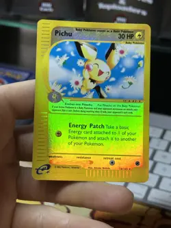#2 Pichu 58/165 Expedition 2002 Reverse Holo E-Series Vintage Pokemon Card TCG - Image 3