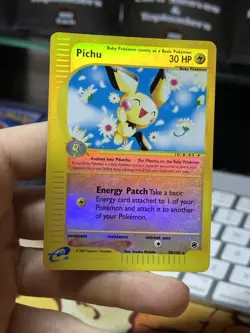 #2 Pichu 58/165 Expedition 2002 Reverse Holo E-Series Vintage Pokemon Card TCG - Image 4