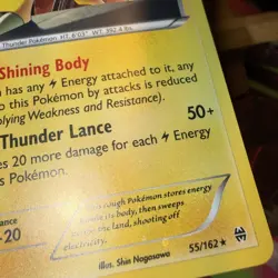 Raikou 55/162 XY HOLO BLEED BREAKthrough Cosmos Holo Rare Pokemon TCG NM - Image 2